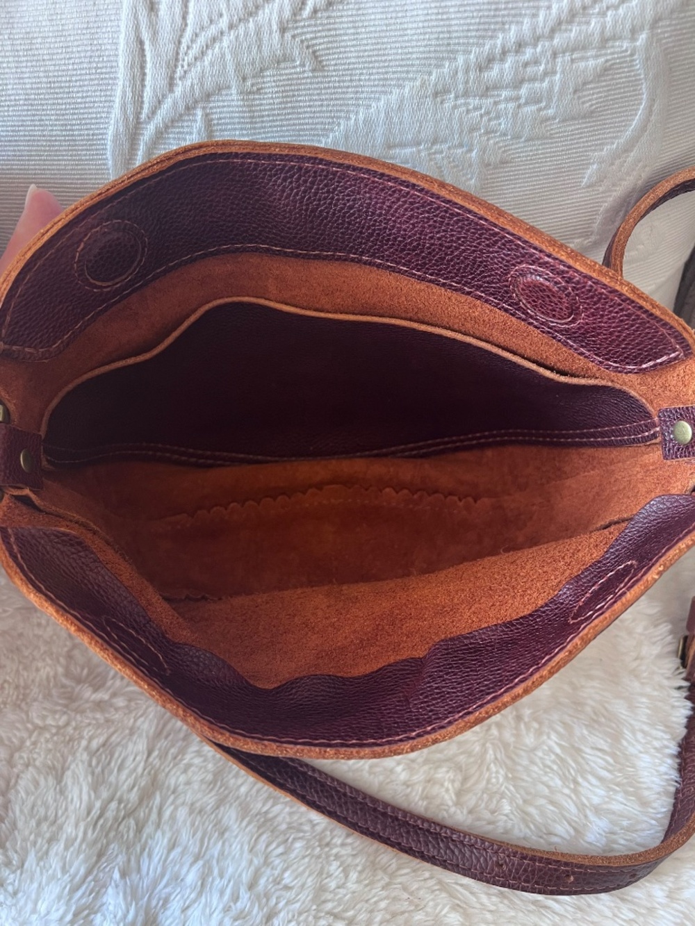 Portland Leather Medium Koala in Nutmeg - Picture 3 of 9